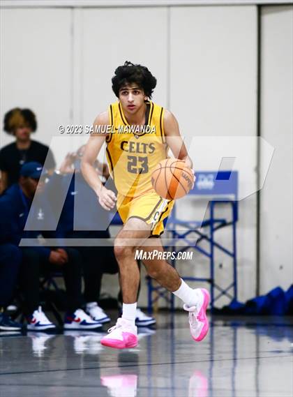 Thumbnail 1 in Crespi @ Maranatha (21st Annual Rose City Roundball Classic. Semi Final) photogallery.