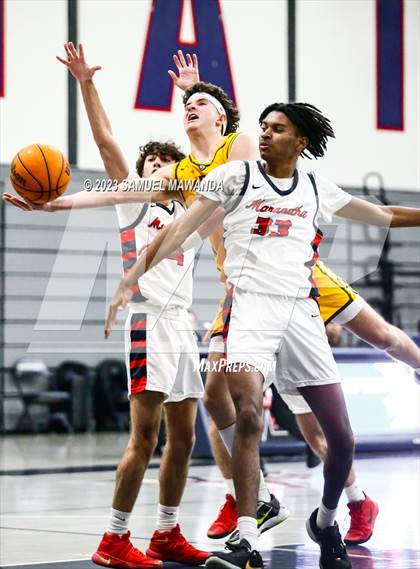 Thumbnail 3 in Crespi @ Maranatha (21st Annual Rose City Roundball Classic. Semi Final) photogallery.