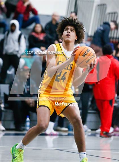 Thumbnail 2 in Crespi @ Maranatha (21st Annual Rose City Roundball Classic. Semi Final) photogallery.