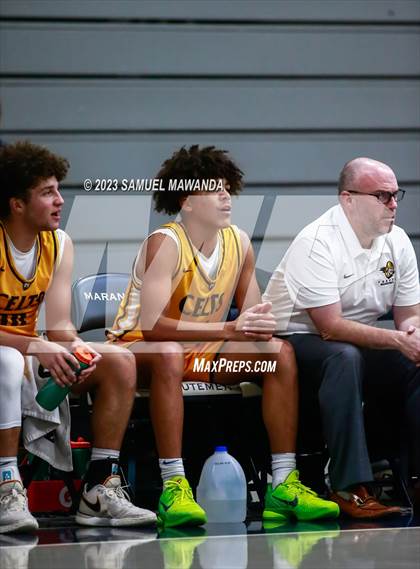 Thumbnail 1 in Crespi @ Maranatha (21st Annual Rose City Roundball Classic. Semi Final) photogallery.