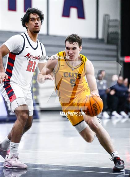 Thumbnail 1 in Crespi @ Maranatha (21st Annual Rose City Roundball Classic. Semi Final) photogallery.