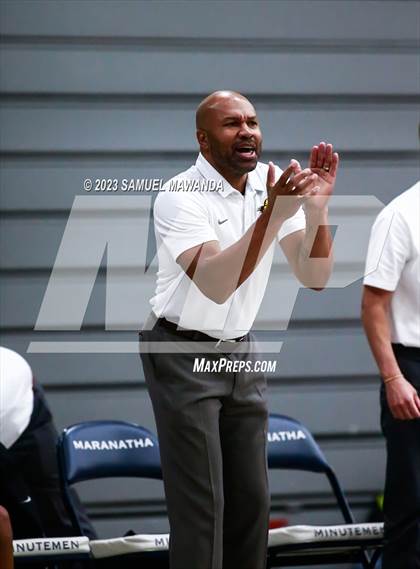Thumbnail 1 in Crespi @ Maranatha (21st Annual Rose City Roundball Classic. Semi Final) photogallery.