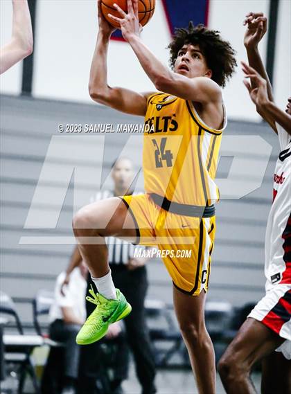 Thumbnail 3 in Crespi @ Maranatha (21st Annual Rose City Roundball Classic. Semi Final) photogallery.