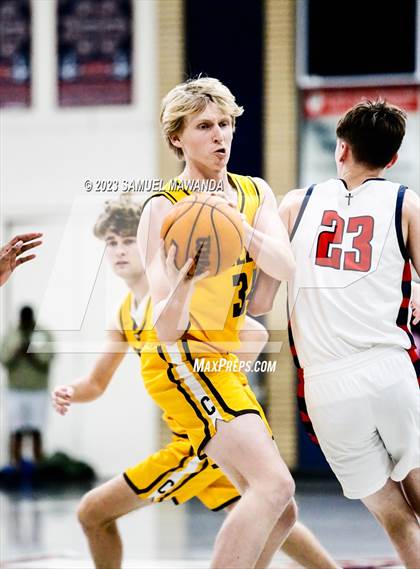 Thumbnail 3 in Crespi @ Maranatha (21st Annual Rose City Roundball Classic. Semi Final) photogallery.