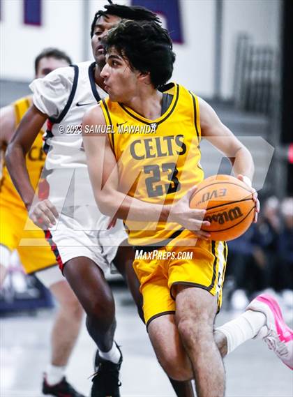 Thumbnail 3 in Crespi @ Maranatha (21st Annual Rose City Roundball Classic. Semi Final) photogallery.