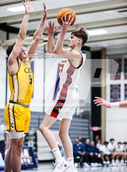 Thumbnail 2 in Crespi @ Maranatha (21st Annual Rose City Roundball Classic. Semi Final) photogallery.