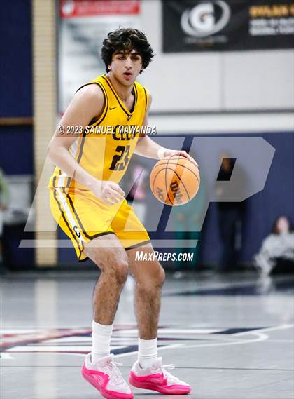 Thumbnail 1 in Crespi @ Maranatha (21st Annual Rose City Roundball Classic. Semi Final) photogallery.