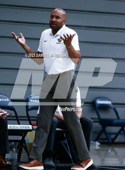 Thumbnail 3 in Crespi @ Maranatha (21st Annual Rose City Roundball Classic. Semi Final) photogallery.