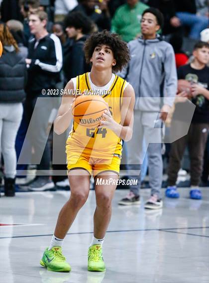 Thumbnail 1 in Crespi @ Maranatha (21st Annual Rose City Roundball Classic. Semi Final) photogallery.