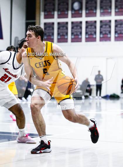 Thumbnail 1 in Crespi @ Maranatha (21st Annual Rose City Roundball Classic. Semi Final) photogallery.