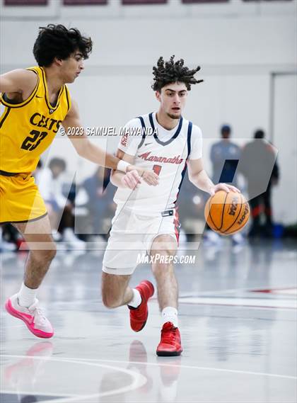 Thumbnail 3 in Crespi @ Maranatha (21st Annual Rose City Roundball Classic. Semi Final) photogallery.