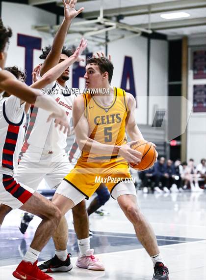 Thumbnail 2 in Crespi @ Maranatha (21st Annual Rose City Roundball Classic. Semi Final) photogallery.