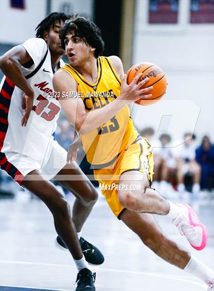 Thumbnail 1 in Crespi @ Maranatha (21st Annual Rose City Roundball Classic. Semi Final) photogallery.