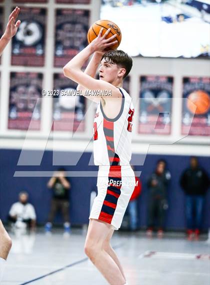 Thumbnail 3 in Crespi @ Maranatha (21st Annual Rose City Roundball Classic. Semi Final) photogallery.