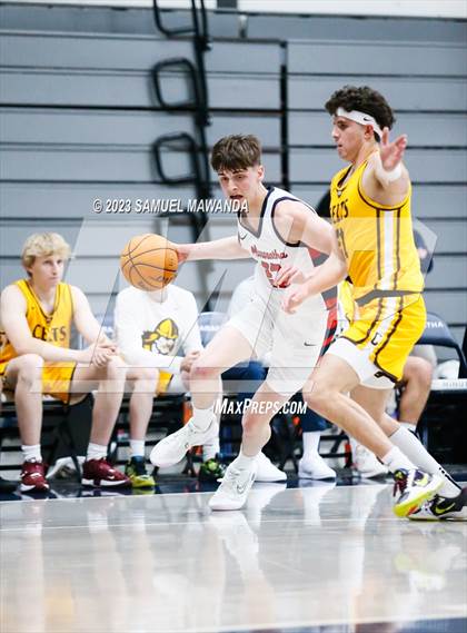 Thumbnail 1 in Crespi @ Maranatha (21st Annual Rose City Roundball Classic. Semi Final) photogallery.