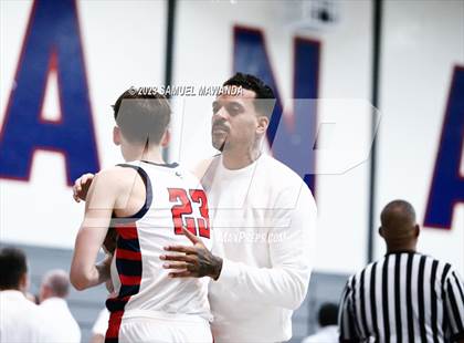 Thumbnail 1 in Crespi @ Maranatha (21st Annual Rose City Roundball Classic. Semi Final) photogallery.