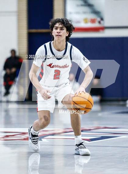 Thumbnail 2 in Crespi @ Maranatha (21st Annual Rose City Roundball Classic. Semi Final) photogallery.