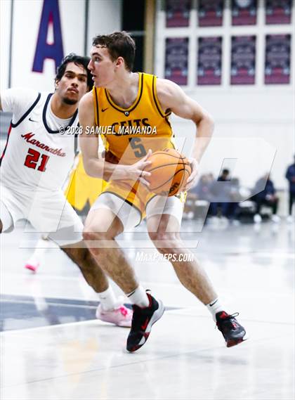 Thumbnail 2 in Crespi @ Maranatha (21st Annual Rose City Roundball Classic. Semi Final) photogallery.