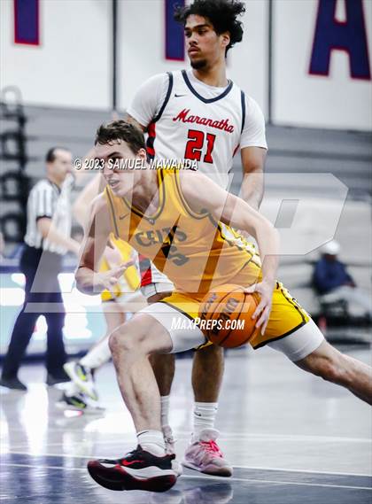 Thumbnail 2 in Crespi @ Maranatha (21st Annual Rose City Roundball Classic. Semi Final) photogallery.