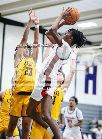 Thumbnail 1 in Crespi @ Maranatha (21st Annual Rose City Roundball Classic. Semi Final) photogallery.