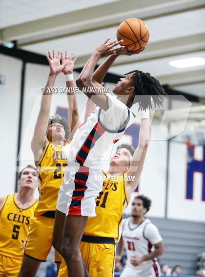 Thumbnail 2 in Crespi @ Maranatha (21st Annual Rose City Roundball Classic. Semi Final) photogallery.