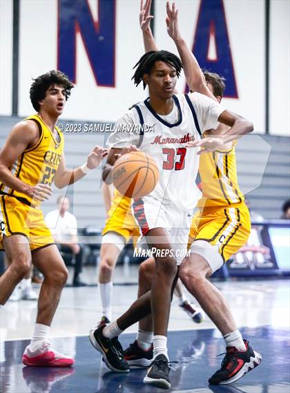 Thumbnail 3 in Crespi @ Maranatha (21st Annual Rose City Roundball Classic. Semi Final) photogallery.