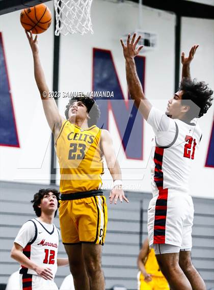 Thumbnail 2 in Crespi @ Maranatha (21st Annual Rose City Roundball Classic. Semi Final) photogallery.