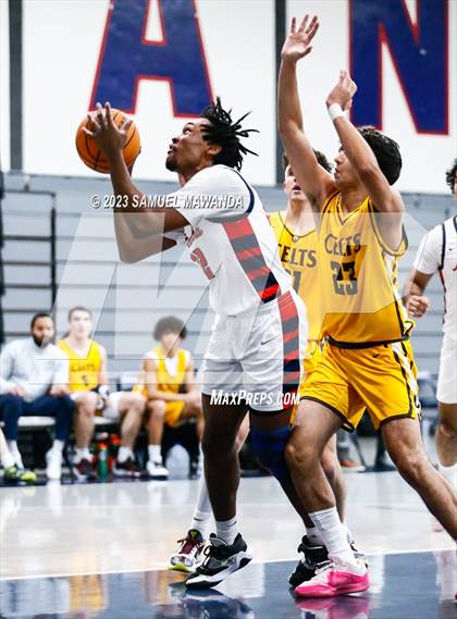 Thumbnail 2 in Crespi @ Maranatha (21st Annual Rose City Roundball Classic. Semi Final) photogallery.