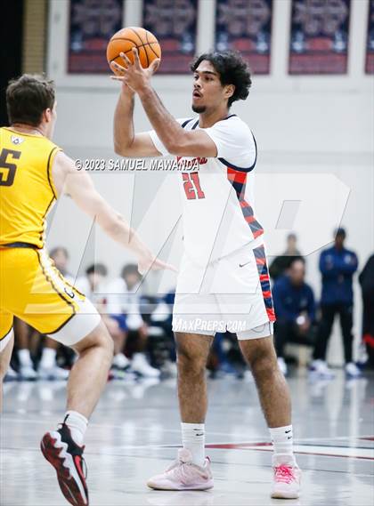 Thumbnail 2 in Crespi @ Maranatha (21st Annual Rose City Roundball Classic. Semi Final) photogallery.