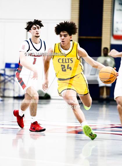 Thumbnail 1 in Crespi @ Maranatha (21st Annual Rose City Roundball Classic. Semi Final) photogallery.