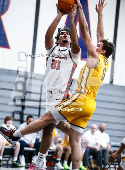 Thumbnail 2 in Crespi @ Maranatha (21st Annual Rose City Roundball Classic. Semi Final) photogallery.