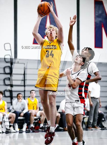 Thumbnail 3 in Crespi @ Maranatha (21st Annual Rose City Roundball Classic. Semi Final) photogallery.