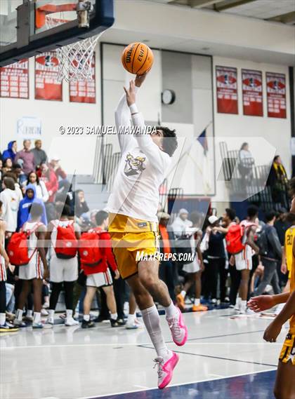 Thumbnail 1 in Crespi @ Maranatha (21st Annual Rose City Roundball Classic. Semi Final) photogallery.