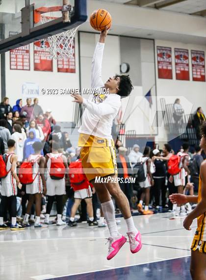 Thumbnail 2 in Crespi @ Maranatha (21st Annual Rose City Roundball Classic. Semi Final) photogallery.