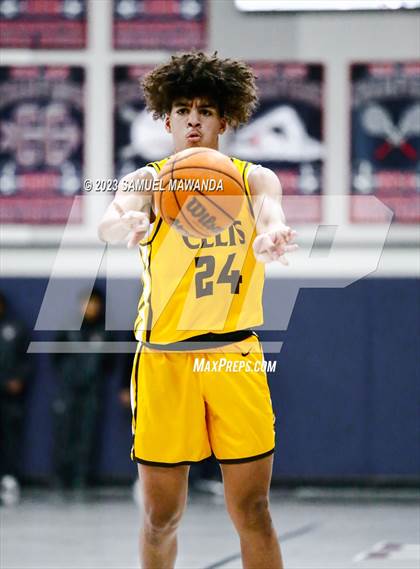 Thumbnail 2 in Crespi @ Maranatha (21st Annual Rose City Roundball Classic. Semi Final) photogallery.