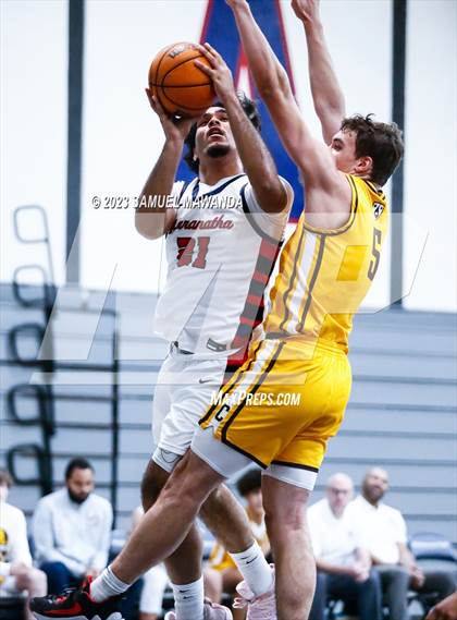 Thumbnail 1 in Crespi @ Maranatha (21st Annual Rose City Roundball Classic. Semi Final) photogallery.