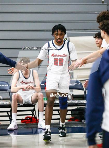 Thumbnail 1 in Crespi @ Maranatha (21st Annual Rose City Roundball Classic. Semi Final) photogallery.