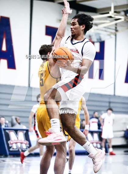 Thumbnail 1 in Crespi @ Maranatha (21st Annual Rose City Roundball Classic. Semi Final) photogallery.