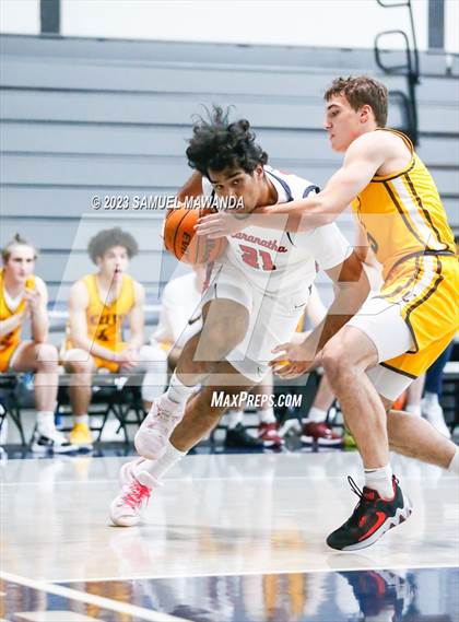 Thumbnail 2 in Crespi @ Maranatha (21st Annual Rose City Roundball Classic. Semi Final) photogallery.