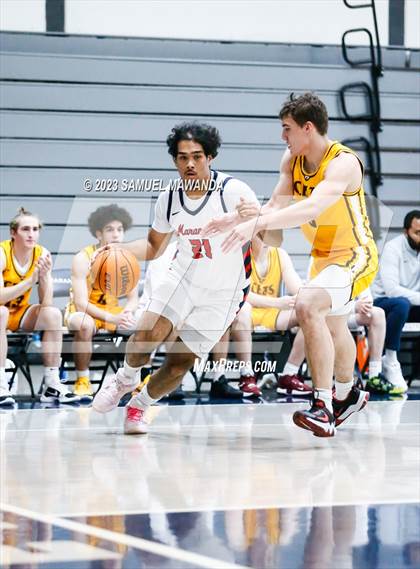 Thumbnail 3 in Crespi @ Maranatha (21st Annual Rose City Roundball Classic. Semi Final) photogallery.