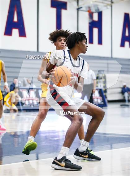 Thumbnail 3 in Crespi @ Maranatha (21st Annual Rose City Roundball Classic. Semi Final) photogallery.