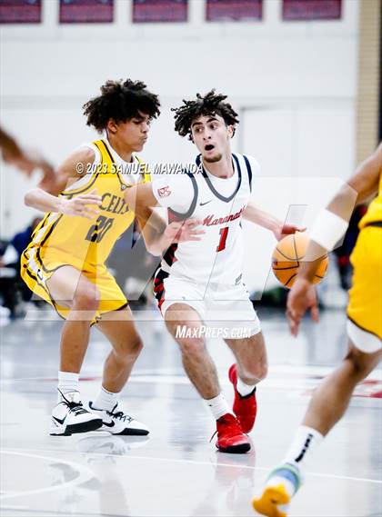 Thumbnail 3 in Crespi @ Maranatha (21st Annual Rose City Roundball Classic. Semi Final) photogallery.