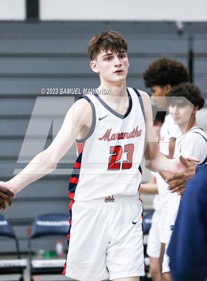 Thumbnail 3 in Crespi @ Maranatha (21st Annual Rose City Roundball Classic. Semi Final) photogallery.