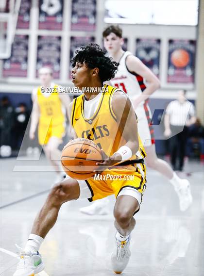 Thumbnail 1 in Crespi @ Maranatha (21st Annual Rose City Roundball Classic. Semi Final) photogallery.