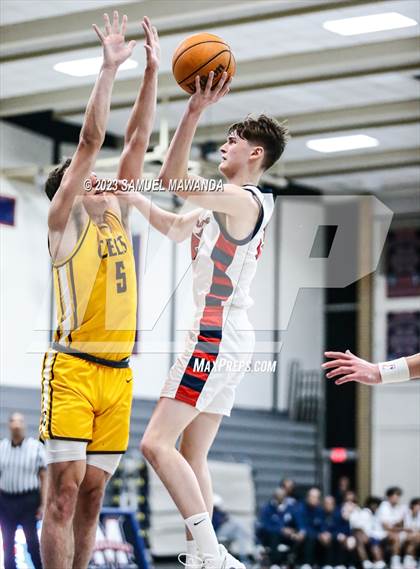 Thumbnail 3 in Crespi @ Maranatha (21st Annual Rose City Roundball Classic. Semi Final) photogallery.