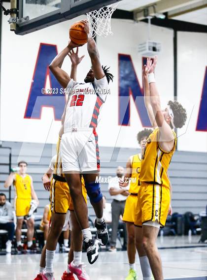 Thumbnail 3 in Crespi @ Maranatha (21st Annual Rose City Roundball Classic. Semi Final) photogallery.