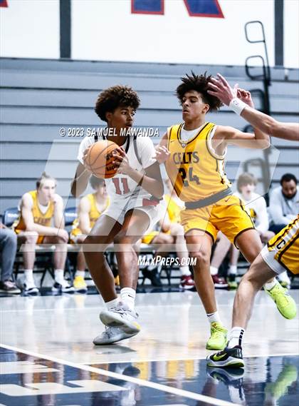 Thumbnail 1 in Crespi @ Maranatha (21st Annual Rose City Roundball Classic. Semi Final) photogallery.