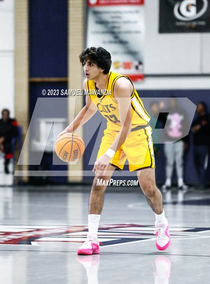 Thumbnail 1 in Crespi @ Maranatha (21st Annual Rose City Roundball Classic. Semi Final) photogallery.