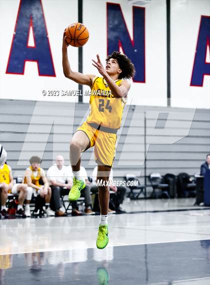 Thumbnail 3 in Crespi @ Maranatha (21st Annual Rose City Roundball Classic. Semi Final) photogallery.
