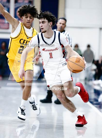 Thumbnail 3 in Crespi @ Maranatha (21st Annual Rose City Roundball Classic. Semi Final) photogallery.